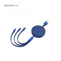 沃品（WOPOW）一拖三伸缩快充数据线 LC011